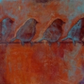 Picture of ROW OF SPARROWS II