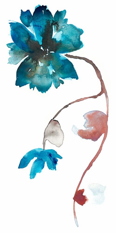 Picture of NO DCKL FLORAL WATERCOLOR I