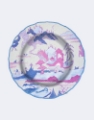 Picture of PLATE - TEMPLE SCENE 1 IN PINK AND BLUE