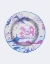 Picture of PLATE - TEMPLE SCENE 1 IN PINK AND BLUE