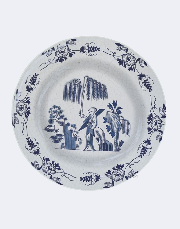Picture of PLATE - WILLOW TREE IN BLUE