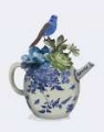 Picture of CHINOISERIE TEAPOT - ECHEVARIA AND BIRD