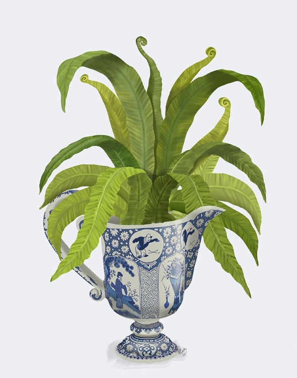 Picture of CHINOISERIE JUG AND FERN