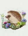 Picture of HEDGEHOG IN FLOWERS
