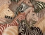 Picture of ZEBRA HERD, EARTH TONES