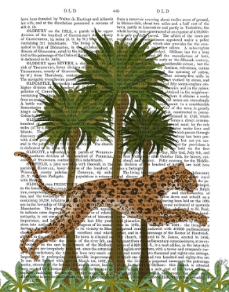 Picture of LEAPING LEOPARD, ANIMALIA BOOK PRINT