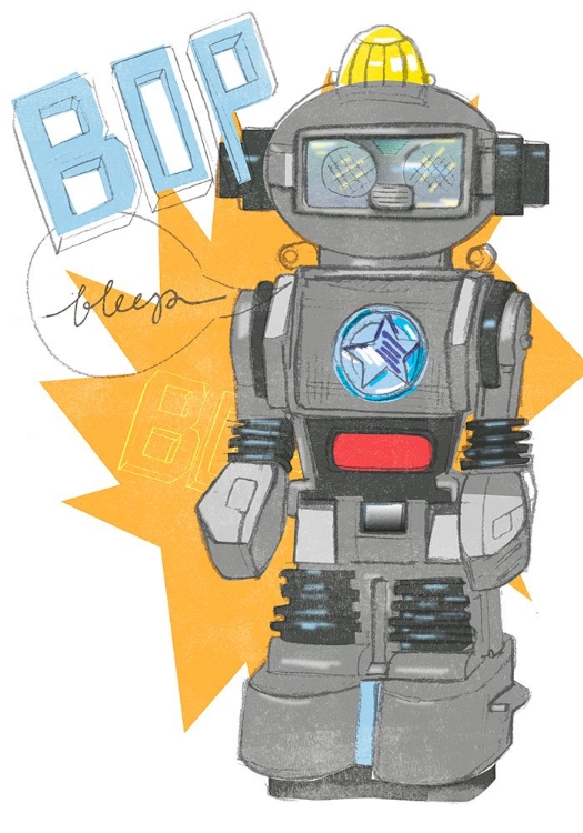 Picture of TOY TIN ROBOTS COLLECTION B