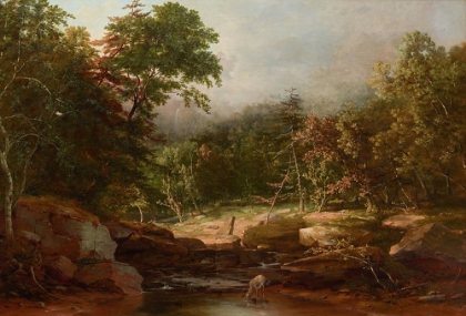 Picture of STREAM IN THE MOUNTAINS 1850