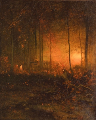 Picture of WATCHING THE SUN GLOW 1887