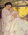 Picture of A CHILDS BOOK OF OLD VERSES 1910 - MOTHER AND CHILD
