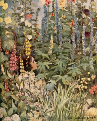 Picture of A CHILDS GARDEN OF VERSES 1905 - COTTAGE GARDEN
