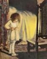 Picture of A CHILDS GARDEN OF VERSES 1905 - GETTING DRESS BY CANDLELIGHT