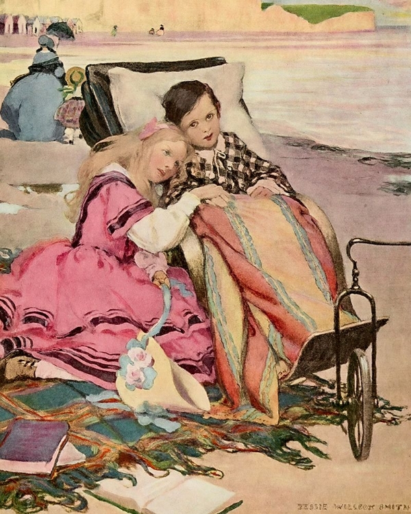 Picture of DICKENSS CHILDREN 1912 - PAUL DOMBEY AND FLORENCE