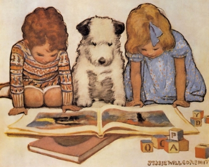 Picture of GOOD HOUSEKEEPING - READING WITH DOGGY