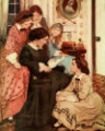 Picture of LITTLE WOMEN 1915 - THEY ALL DREW TO THE FIRE