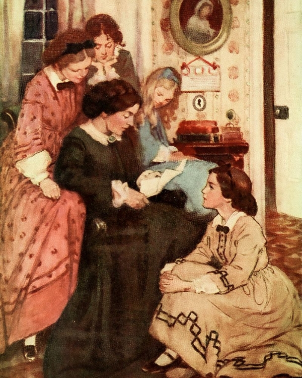 Picture of LITTLE WOMEN 1915 - THEY ALL DREW TO THE FIRE