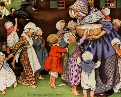 Picture of THE LITTLE MOTHER GOOSE 1918 - THE OLD WOMAN WHO LIVED IN A SHOE