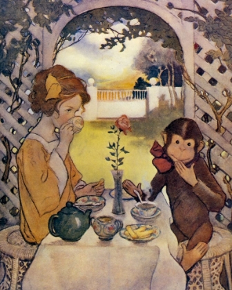 Picture of THE NOW-A-DAYS FAIRY BOOK 1911 - BEAUTY AND THE BEAST