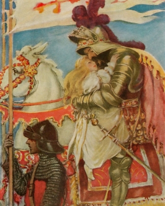 Picture of THE PRINCESS AND THE GOBLIN 1920 - CLASPED IN HIS ARMS