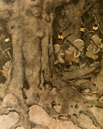 Picture of THE PRINCESS AND THE GOBLIN 1920 - OWLS IN THE FOREST