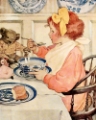 Picture of THE SEVEN AGES OF CHILDHOOD 1909 - GREEDY TASTE FOR PORRIDGE