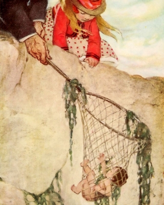 Picture of THE WATER BABIES 1916 - TOM ENTANGLED IN THE NET