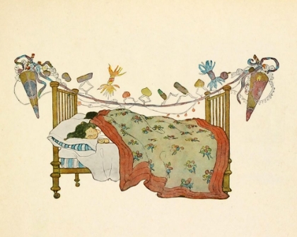 Picture of TWAS THE NIGHT BEFORE CHRISTMAS 1912 - EARLY NIGHT ON CHRISTMAS EVE