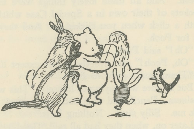 Picture of WINNIE-THE-POOH 1926 - A PRESENT FOR POOH