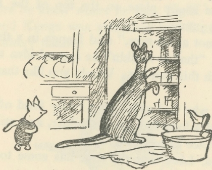 Picture of WINNIE-THE-POOH 1926 - BATH TIME FOR PIGLET