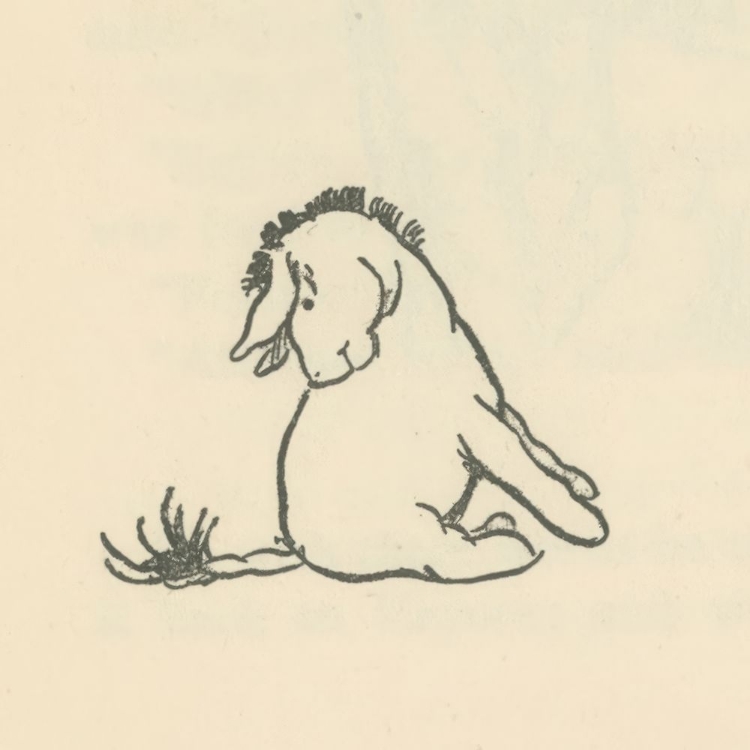 Picture of WINNIE-THE-POOH 1926 - EEYORE FRISKED ABOUT HAPPILY I