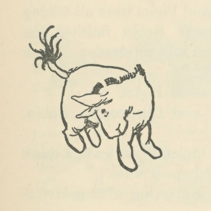 Picture of WINNIE-THE-POOH 1926 - EEYORE FRISKED ABOUT HAPPILY III