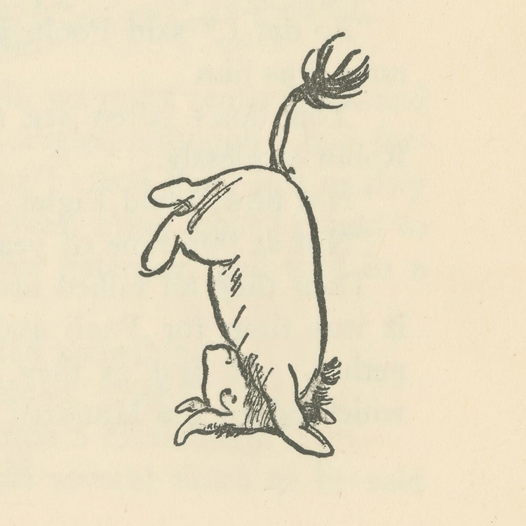 Picture of WINNIE-THE-POOH 1926 - EEYORE FRISKED ABOUT HAPPILY IV