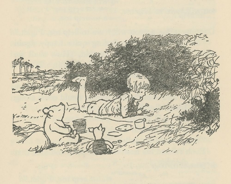 Picture of WINNIE-THE-POOH 1926 - I SAW A HEFFALUMP TODAY