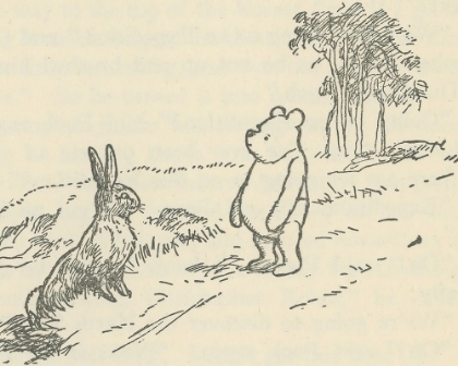 Picture of WINNIE-THE-POOH 1926 - IS THAT YOU RABBIT
