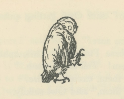 Picture of WINNIE-THE-POOH 1926 - OWL GOT QUITE FUSSY