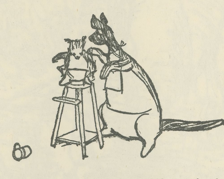 Picture of WINNIE-THE-POOH 1926 - ROO HAD HICCUPS
