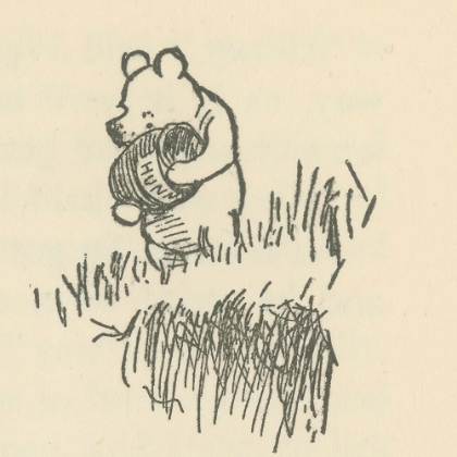 Picture of WINNIE-THE-POOH 1926 - THE NOT QUITE FULL HUNNY JAR