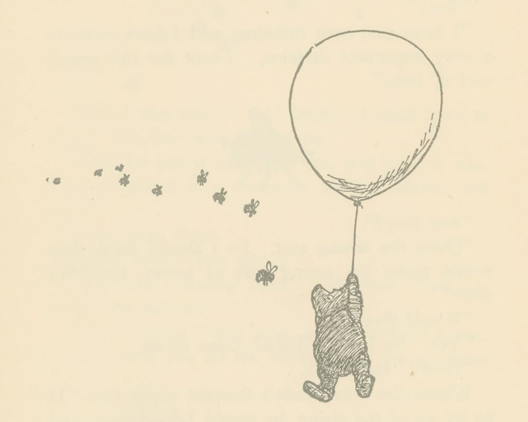 Picture of WINNIE-THE-POOH 1926 - UP UP AND AWAY