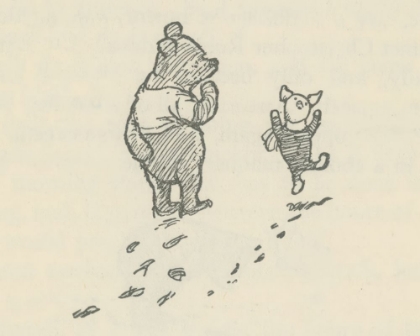 Picture of WINNIE-THE-POOH 1926 - WHAT SAID PIGLET WITH A JUMP