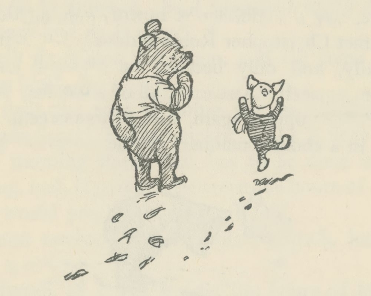 Picture of WINNIE-THE-POOH 1926 - WHAT SAID PIGLET WITH A JUMP