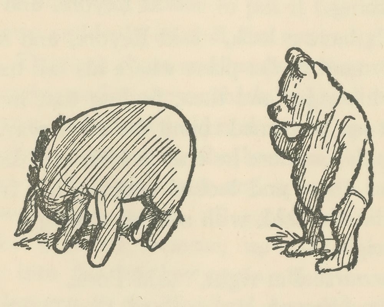 Picture of WINNIE-THE-POOH 1926 - WHATS HAPPENED TO YOUR TAIL