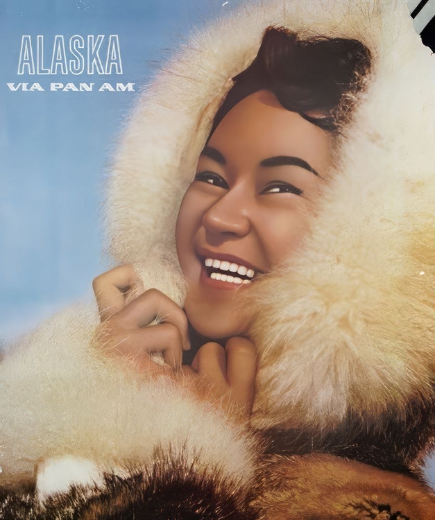 Picture of ALASKA MID CENTURY VINTAGE TRAVEL POSTER