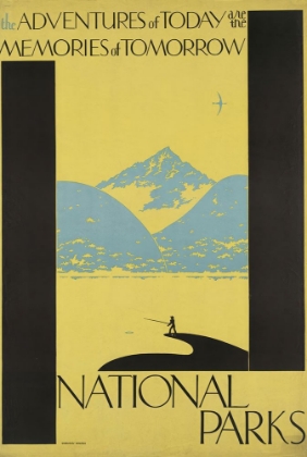 Picture of AMERICAN VINTAGE NATIONAL PARKS POSTER FISHING