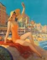 Picture of ATLANTIC CITY DETAIL VINTAGE TRAVEL POSTER