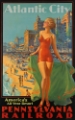 Picture of ATLANTIC CITY VINTAGE RAIL TRAVEL POSTER