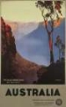 Picture of AUSTRALIA BLUE MOUNTAINS VINTAGE TRAVEL POSTER