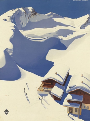 Picture of AUSTRIA SKI RESORT VINTAGE TRAVEL POSTER I