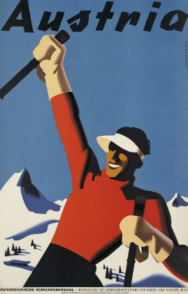 Picture of AUSTRIA SKI RESORT VINTAGE TRAVEL POSTER II