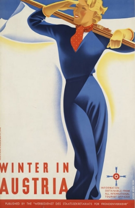 Picture of AUSTRIA VINTAGE SKI TRAVEL POSTER II
