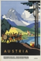 Picture of AUSTRIA VINTAGE TRAVEL POSTER I